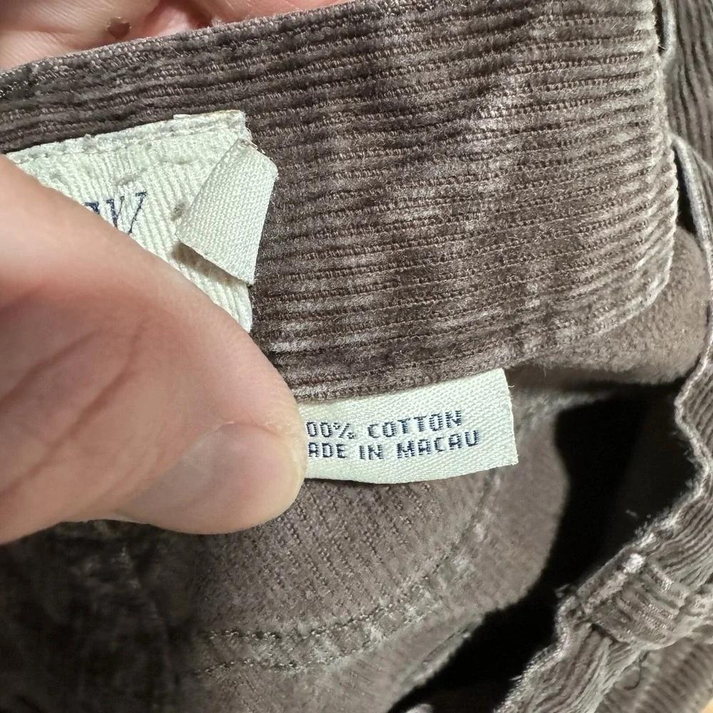 J.‎ Crew Chocolate Corduroy Worn Distressed